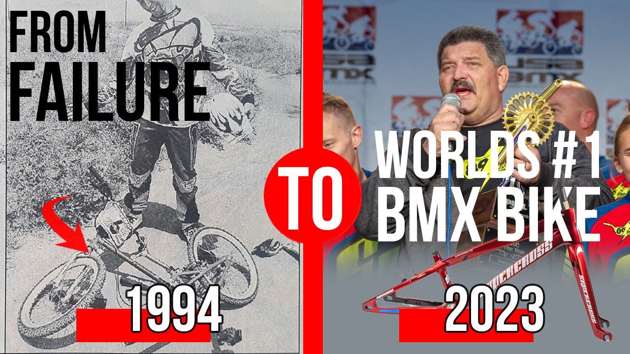 Carbon Fiber BMX Racing History and the Supercross BMX Vision F1!