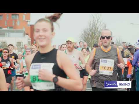 2022 Irish Life Dublin Marathon poster
