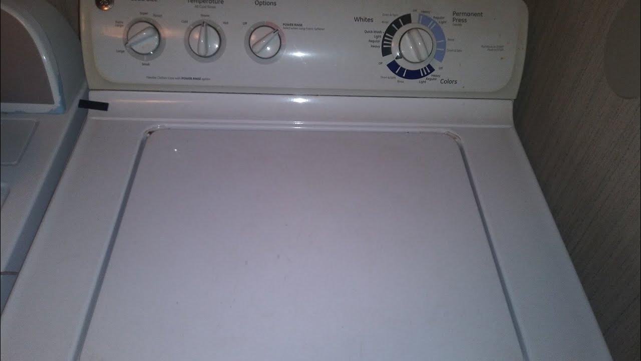 GE Washer Part 2, spin cycle. YouTube