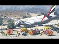 GTA 5 - Realistic Boeing 777 Runway Overrun (HD)