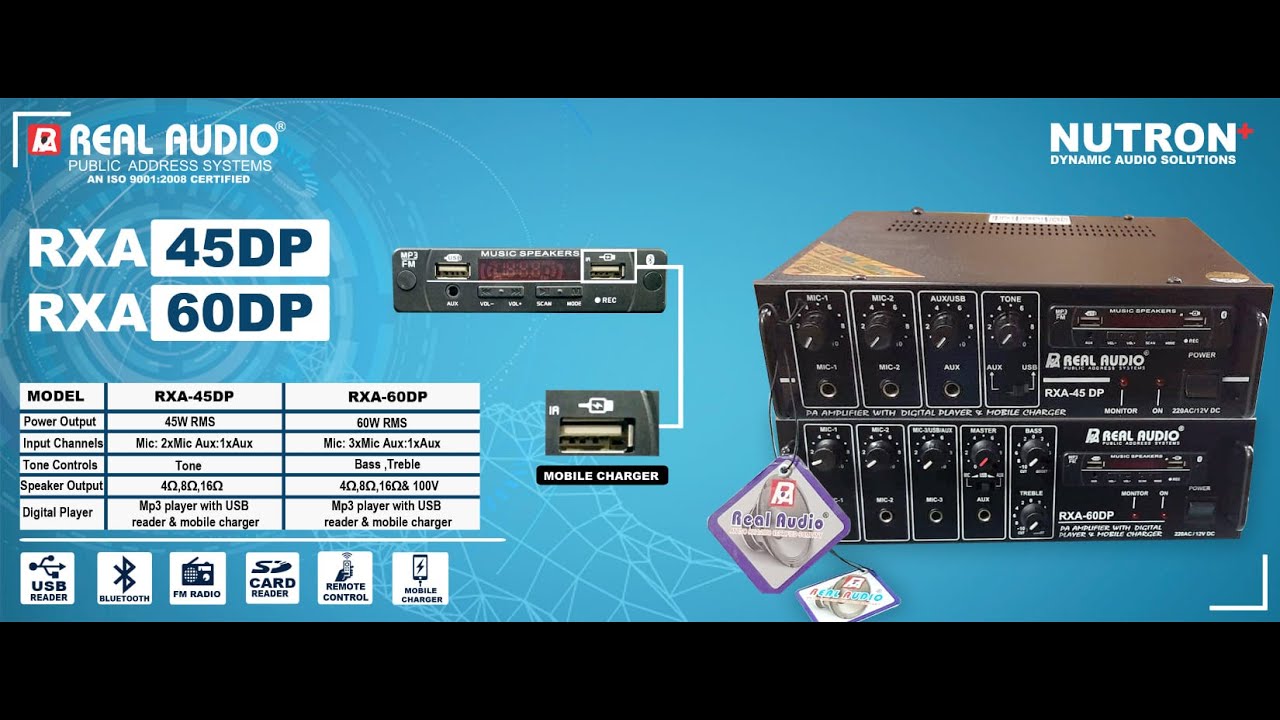 REAL AUDIO 45DP  Best P.A Amplifier