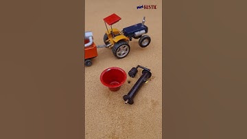 Mini tractor project mini motor water pump science project video🥰