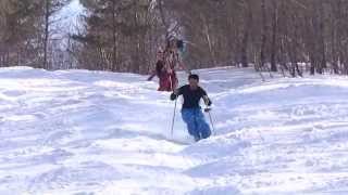 会津高原高畑スキー場 20140329 レッドコースのコブ（KNM）