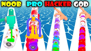 NOOB vs PRO vs HACKER vs GOD in Color Squeezy
