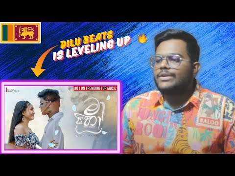 INDIAN REACTION TO DILU Beats - Maa Dihaa (බලාපන් සෝබනී මා දිහා) Official Music Video