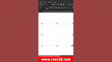CorelDRAW - How to embed an object in text #shorts #coreldraw #graphicdesign #rees3d