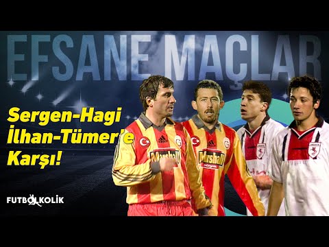 Galatasaray - Samsunspor 1999 - 00 Türkiye Kupası | Sergen-Hagi İlhan-Tümer'e Karşı!