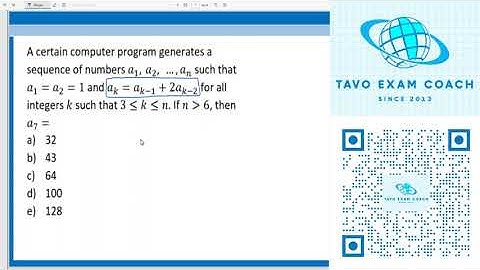 GMAT Quant   Sequences Sample Question   Q05