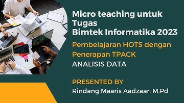Micro teaching untuk Tugas Bimtek Informatika 2023 - (Analisis Data)