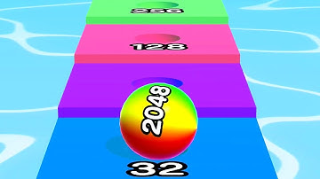 Ball Run 2048 Merge Number ! MAX LEVELS Gameplay Walkthrough New Update Part 473 android, ios