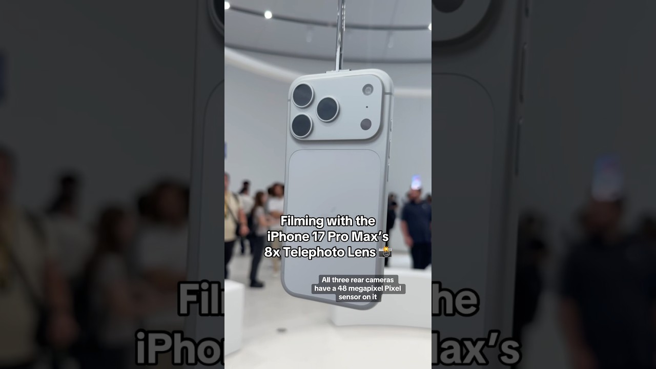 Trying the iPhone 17 Pro Max’s New 8x Telephoto Lens