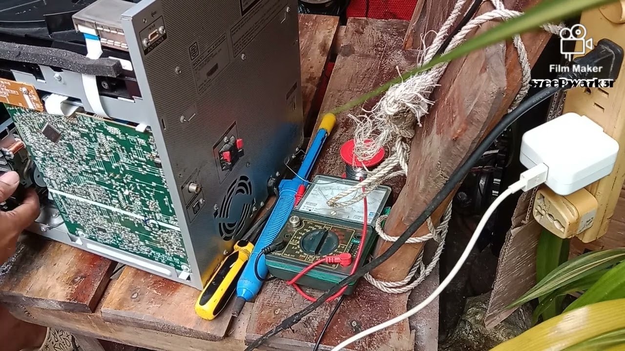 SONY DVD  COMPONENT model No. HCD-RV222DA (PROBLEM POWER PROTECT)