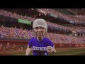 NCAA College Softball Video Game - Kyler Behm Nebraska Husker Softball vs Duke