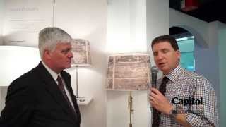 Dallas Lighting Market June 2013 - Floor Lamp with Map Shade from Holtkotter