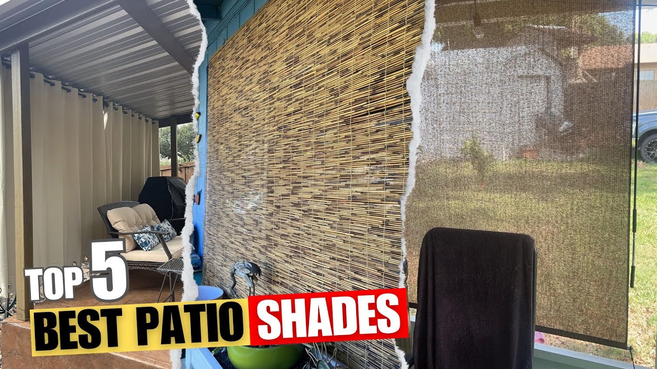 Best Patio Shades (Top 5 Picks) - for Wind, Rain & Sun