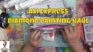 Diamond Painting Ali Express Haul Unboxing & Initial Impression Part 1
