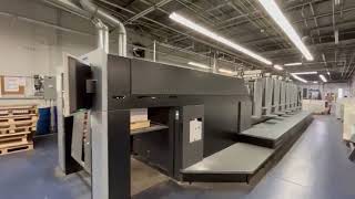 6-colour Heidelberg Speedmaster CD 102-6 + LX (Hybrid) - YouTube