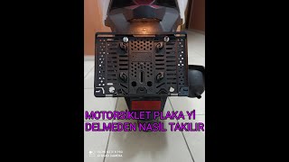 Motorsiklet Plaka Nasıl Takılır How To Attach Motorcycle License Plate