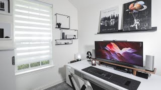 Home Office Upgrade - Graywind Custom Smart Zebra Blinds Shades with Alexa