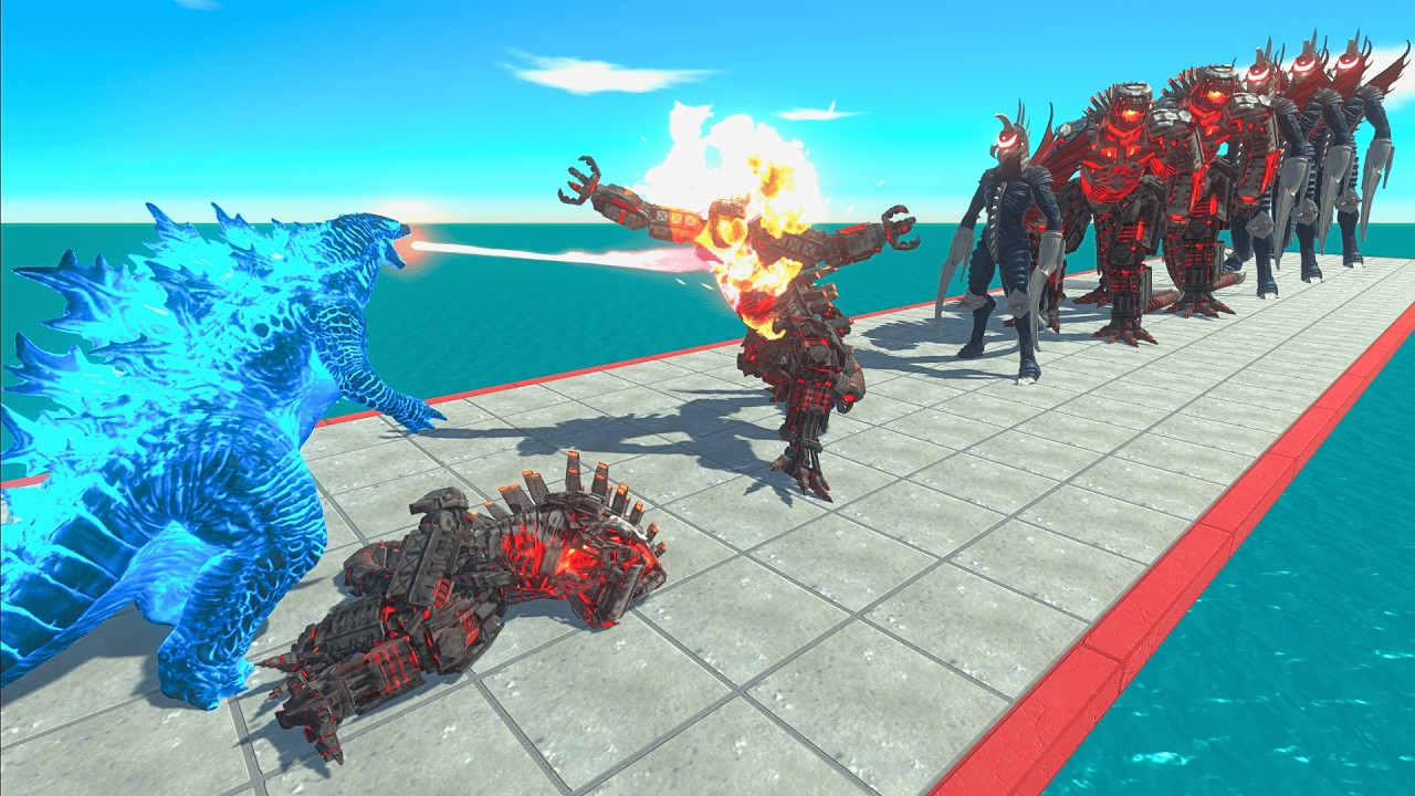 All New Kaiju Monsters vs 10 Levels of New Mecha Godzilla and Gigan - Ultimate ARBS Size Comparison