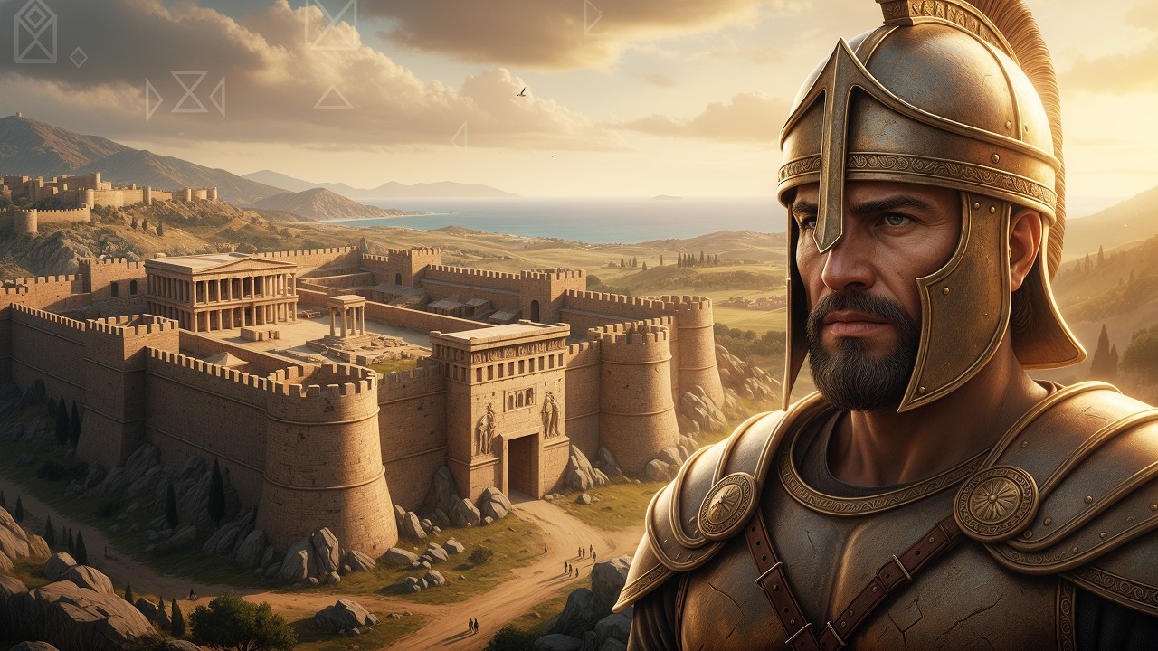 La Civiltà Micenea: L’Impero dei Guerrieri Cancellato dal Tempo (Ricostruzione AI)