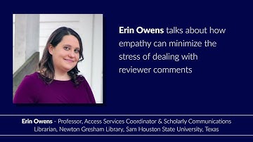 How to minimize stress related to receiving peer review comments?