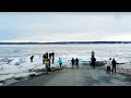 Ледоход 2021 на реке Обь. Переправа Салехард - Лабытнанги | Арктика Live