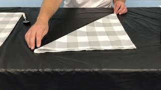 Three Easy Napkin Folds
