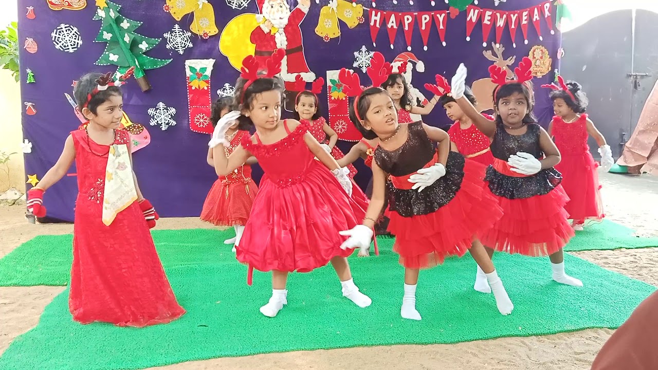 Kidzee Velachery Christmas Celebration 2019 Junior KG Dance - YouTube