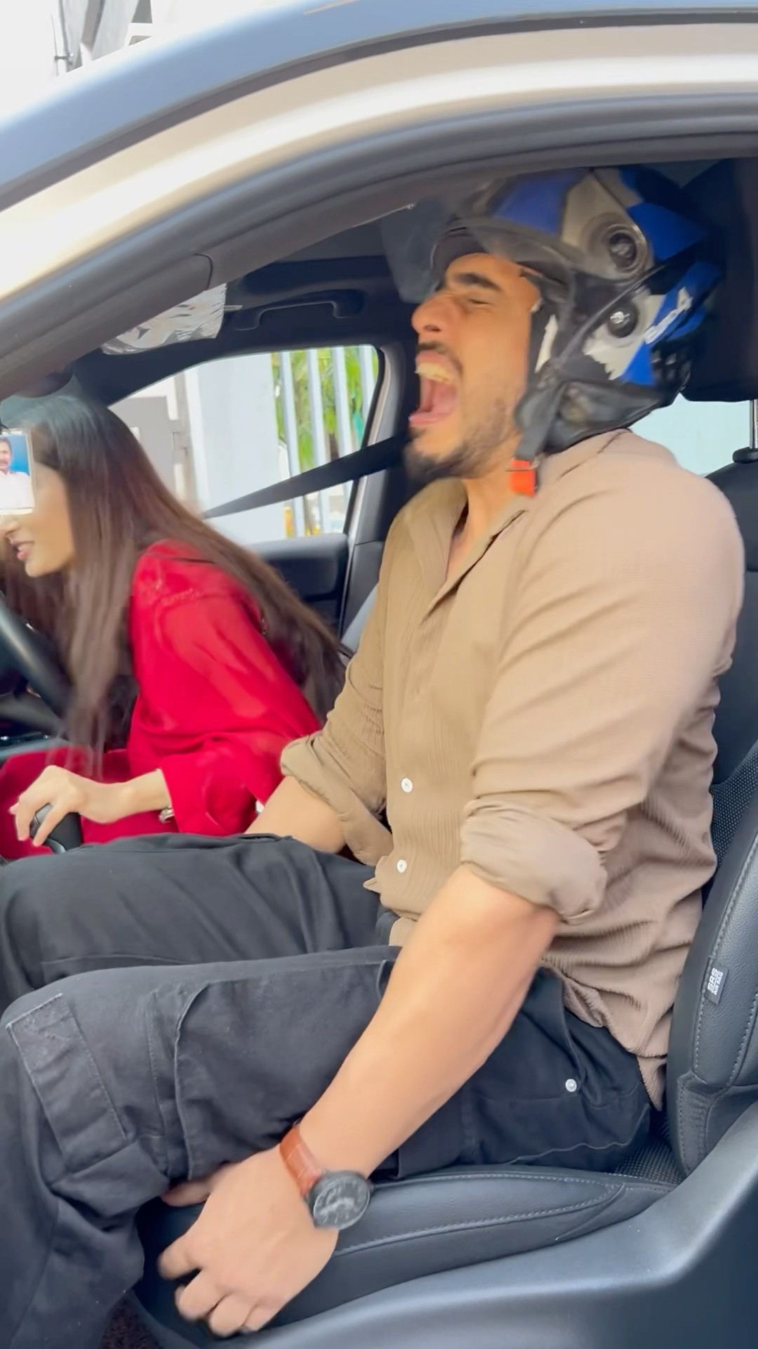 Papa ki Pari ki driving ? | khatam Tata bye bye Gaya ? #comedy  #funny  #couplegoals