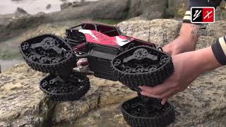Джип радиоуправляемый «Гусеничный вездеход», полный привод 4WD, работает от аккумулятора