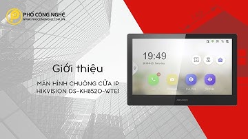 Mở hộp chi tiết màn hình chuông cửa IP Hikvision DS-KH8520-WTE1
