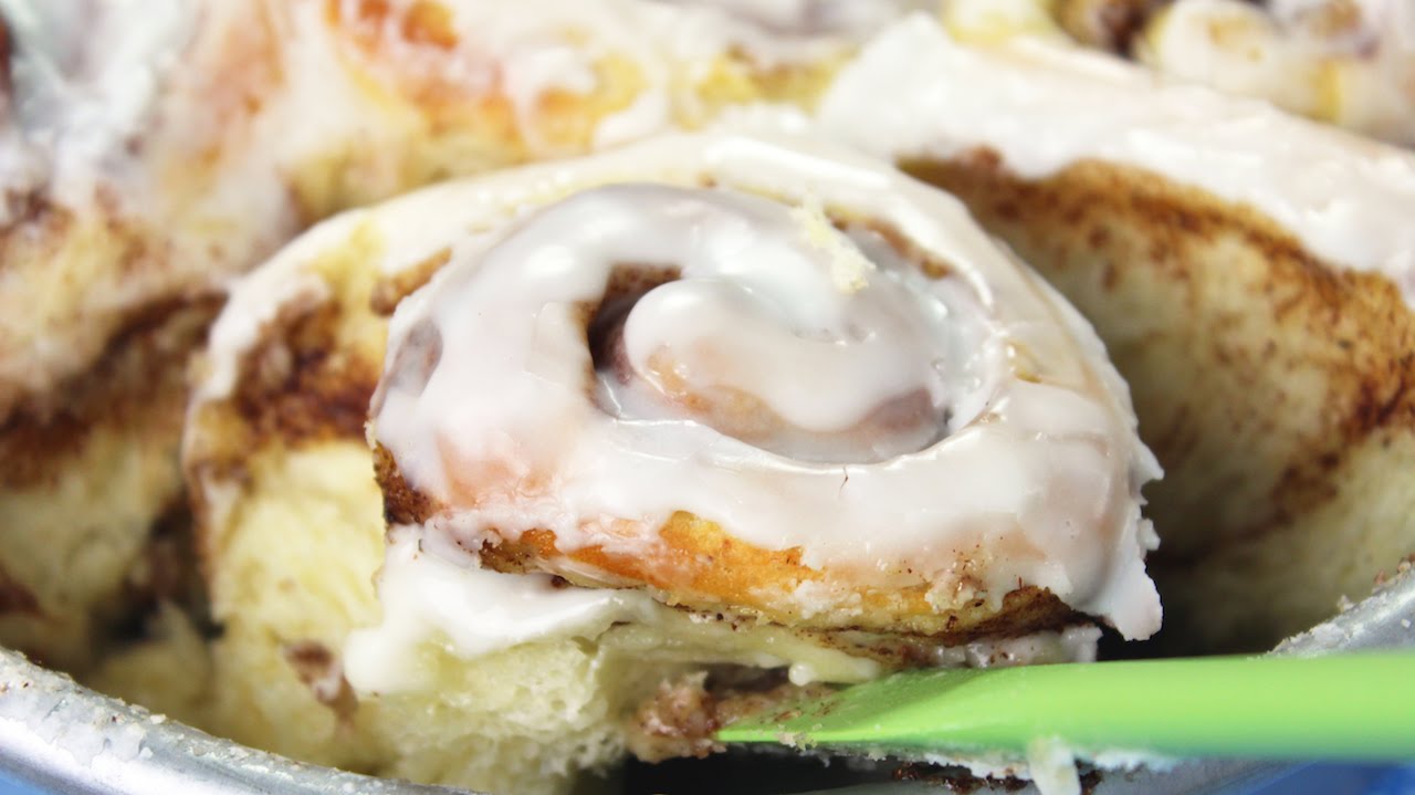 Easy Cinnamon Rolls - Healthier, Faster, Only One Rise - YouTube