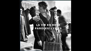 La vie en rose Edith Piaf - paroles lyrics translation - subtitles sous titres français english