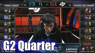 CLG vs Team Liquid | Game 2 Quarter Finals S5 NA LCS Spring 2015 playoffs | CLG vs TL G2