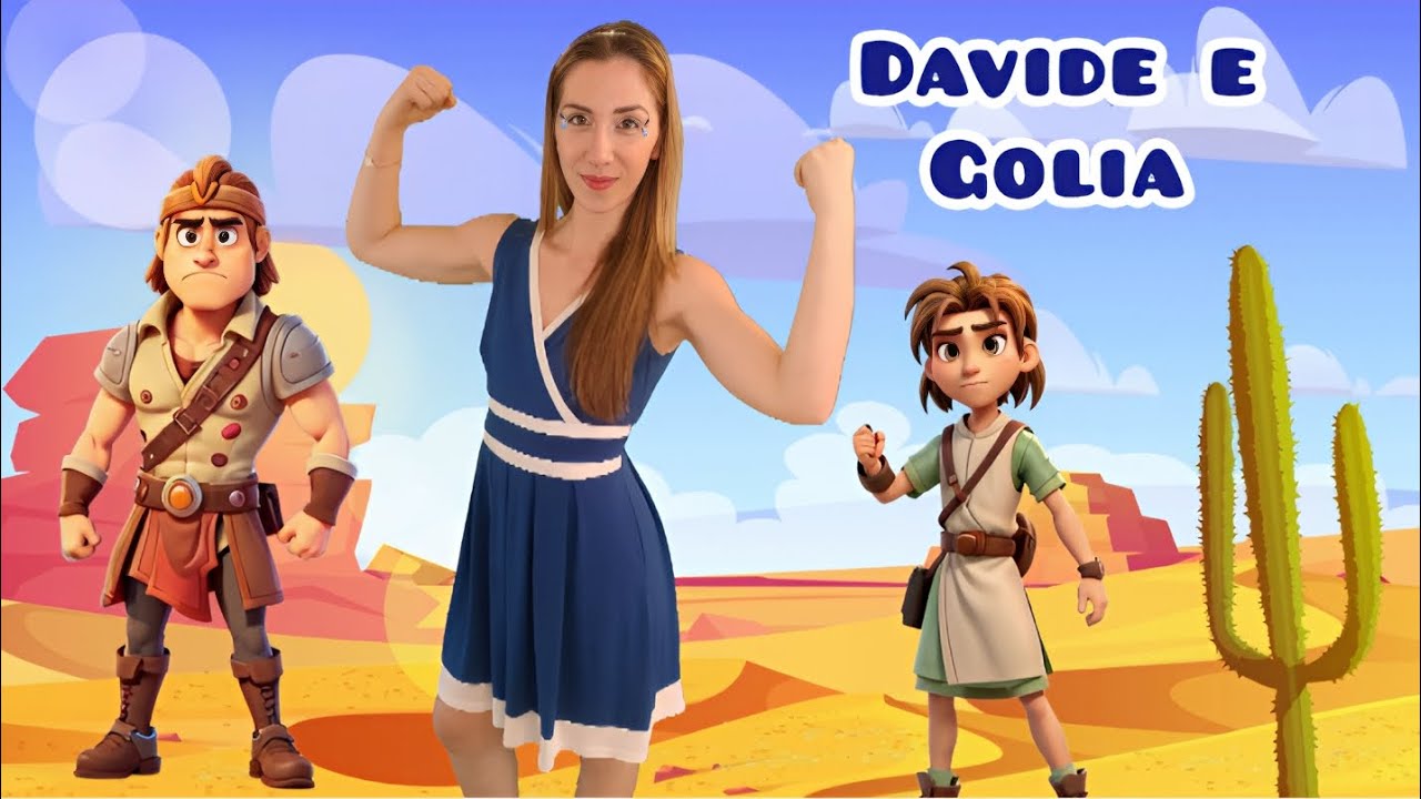 Yada - Davide e Golia 🎶 Una Canzone di Coraggio per Bambini! 💪✨❤️ (Canzoni per Bambini) 🎶