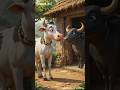 The story of the cow and the buffalo 🐃🐄.#youtubeshorts #shorts #ai #cartoon #ytshorts #deepak_kvi