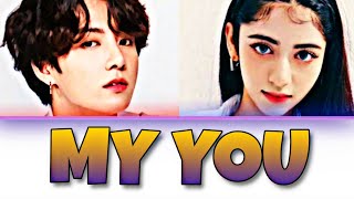 [AI COVER REQUESTED] My You - Easy lyrics | Jungkook ft.ARIA of X:IN | Bella's Accent | Sub me pls