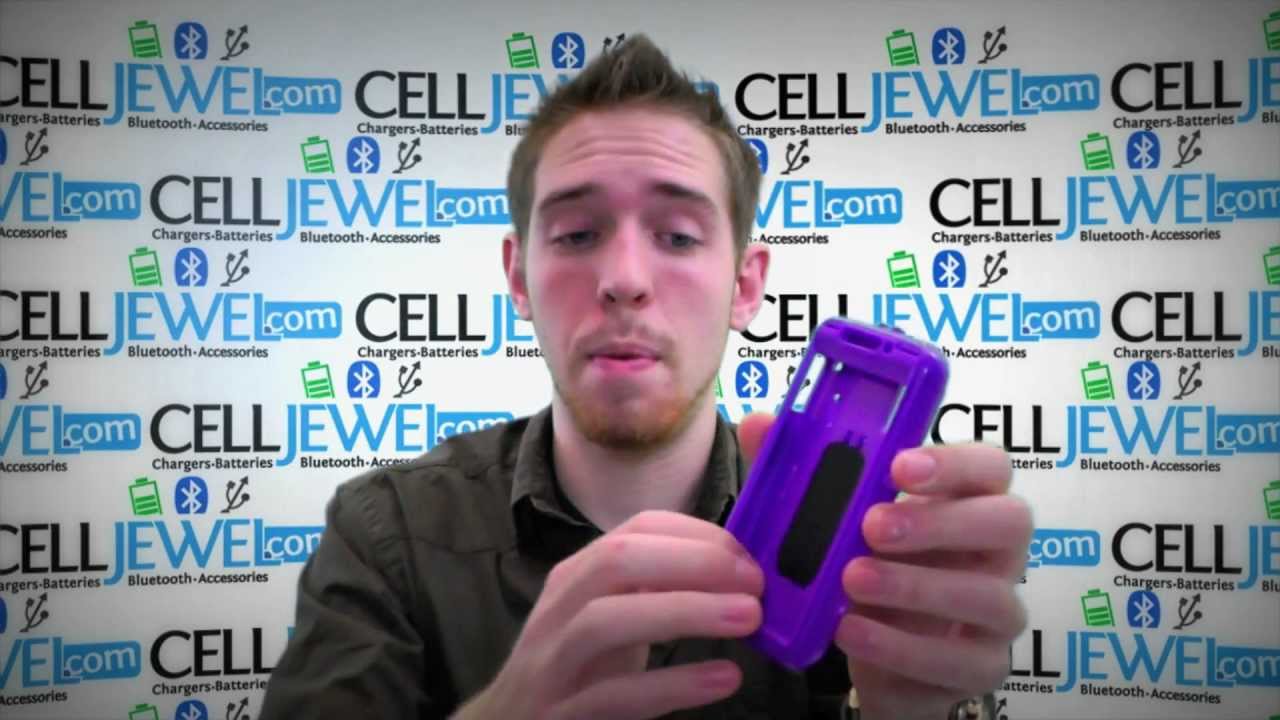 CellJewel.com - ZTE Warp N860 Hybrid Case with KickStand Purple