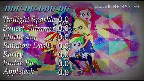 How would MLP sing Blackpink Ddu-du-ddu-du Line Distribution (Remake)