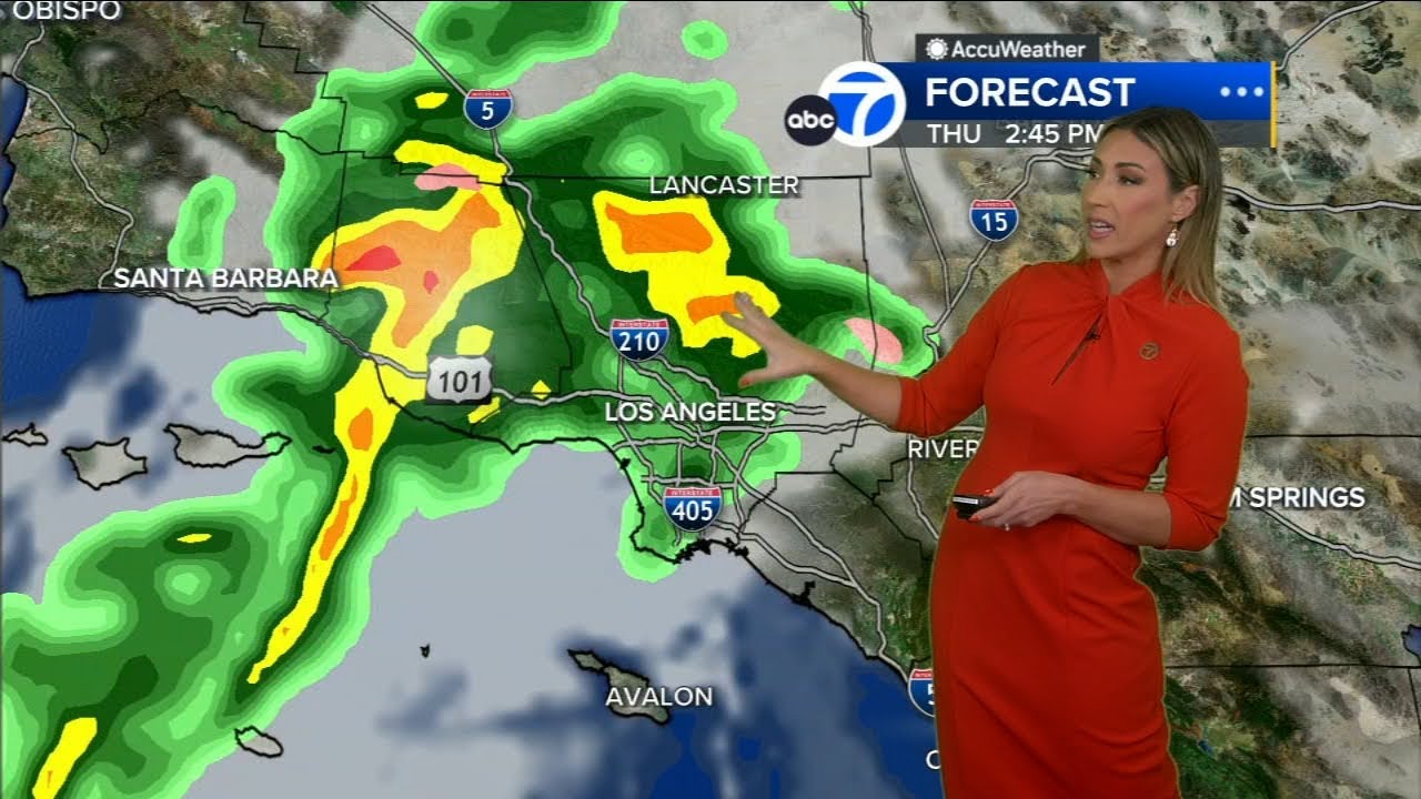 More rain on the way as second storm system hits LA on Christmas - YouTube