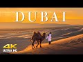 FLYING OVER DUBAI (4K UHD) - Amazing Beautiful Nature Scenery with Relaxing Music for Stress Relief