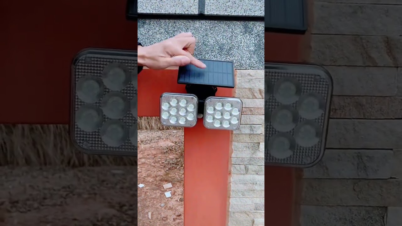 Amazing Solar Powered Sensor Lights | No Electricity Needed Best For Night Use