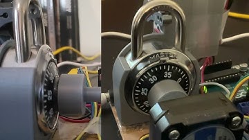 Arduino-Based Combination Lock Opener