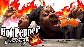 BET YOU CANT EAT THESE | HABANERO HOT PEPPERS FOOD CHALLENGE | WAY TOO SPICY |