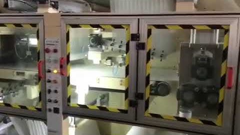 Semi servo under pad machine with three layers