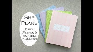 SHE PLANS 2019 PLANNERS (DAILY, WEEKLY, & MONTHLY)