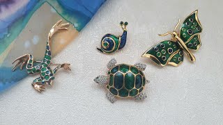 картинка: Эмалевый зоопарк. Анималистика в винтажных украшениях. Находки блошиного  рынка и подарки.