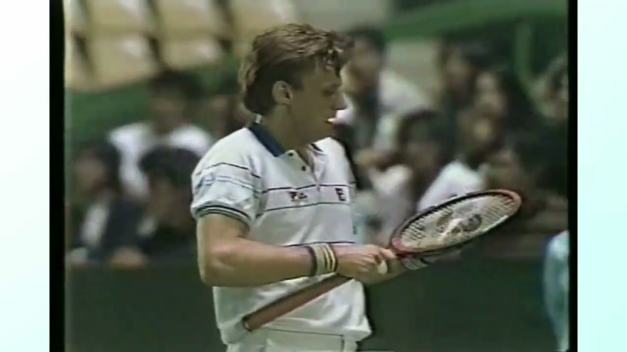 Japanese Exhibition 1986 - Jimmy Connors v Bjorn Borg - YouTube