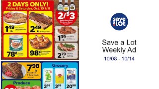 Save a Lot Weekly Ad 10/08 - 10/14